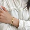 Bracciale Bicolore Maglie Piatte - immagine 3