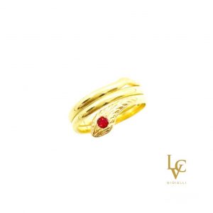 Anello doppio bimba serpente