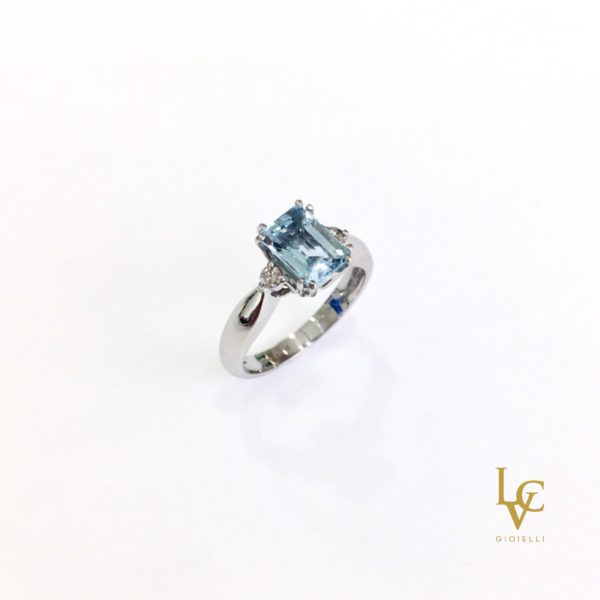 Anello acquamarina classic