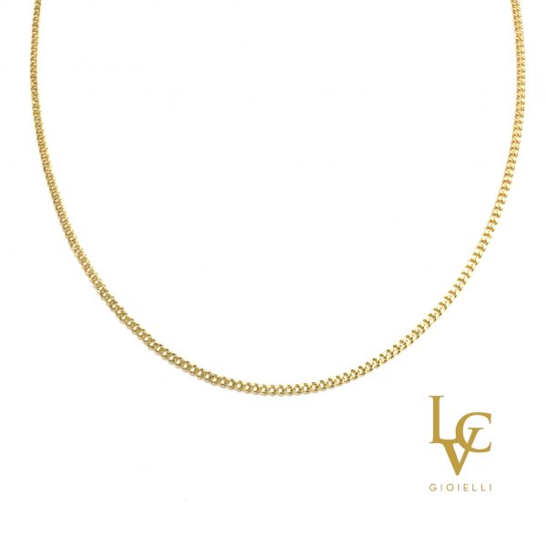 Collana oro giallo grumetta small