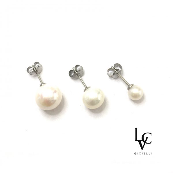 orecchini classic pearl