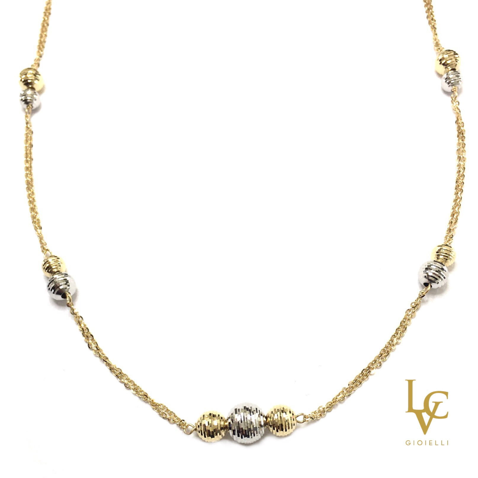 Collana Sfere Glitter