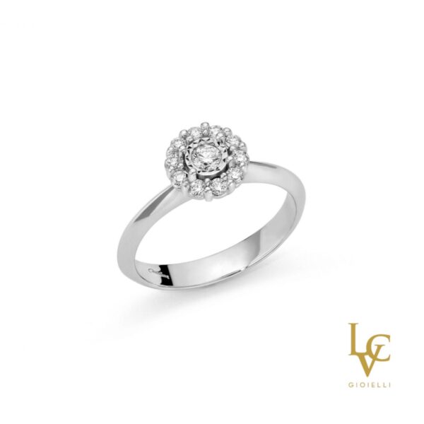 Anello Flower Diamond
