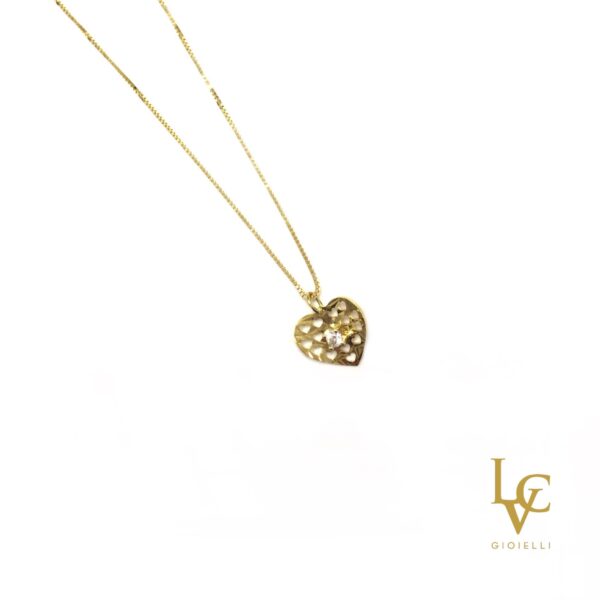 Collana Cuore Traforato