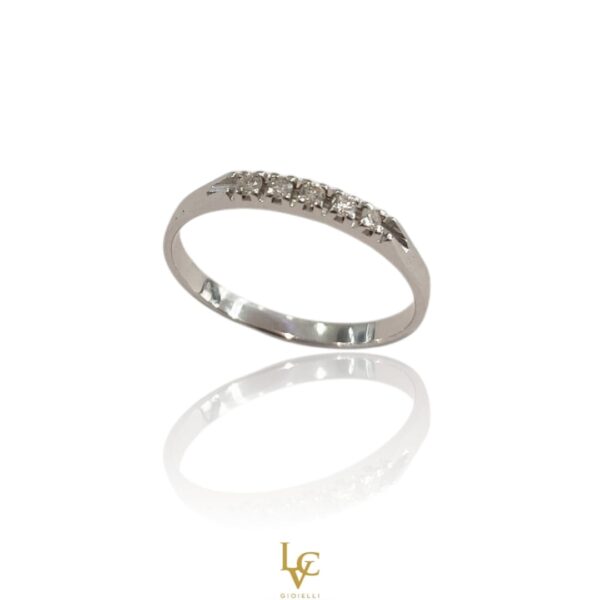 Anello White Veretta