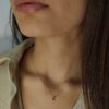 Collana rubino e punto luce con diamante - immagine 2