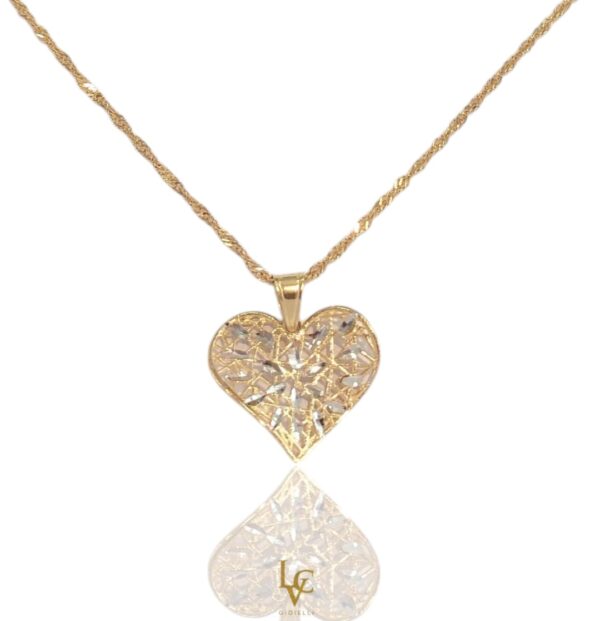 Collana Heart Traforata