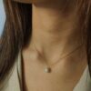 Collana con perla e punto luce - immagine 2