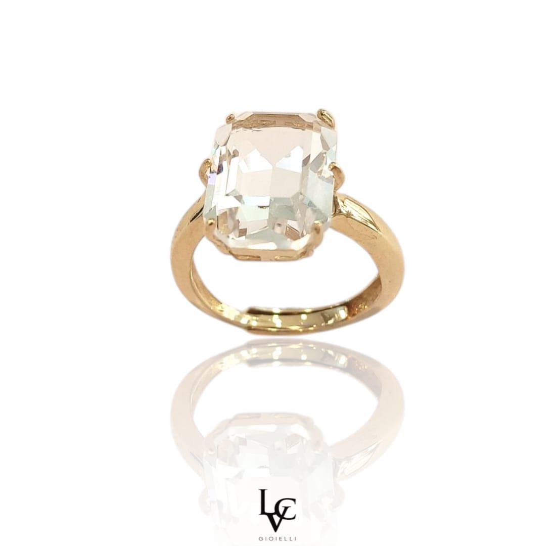 Anello rettangolo white