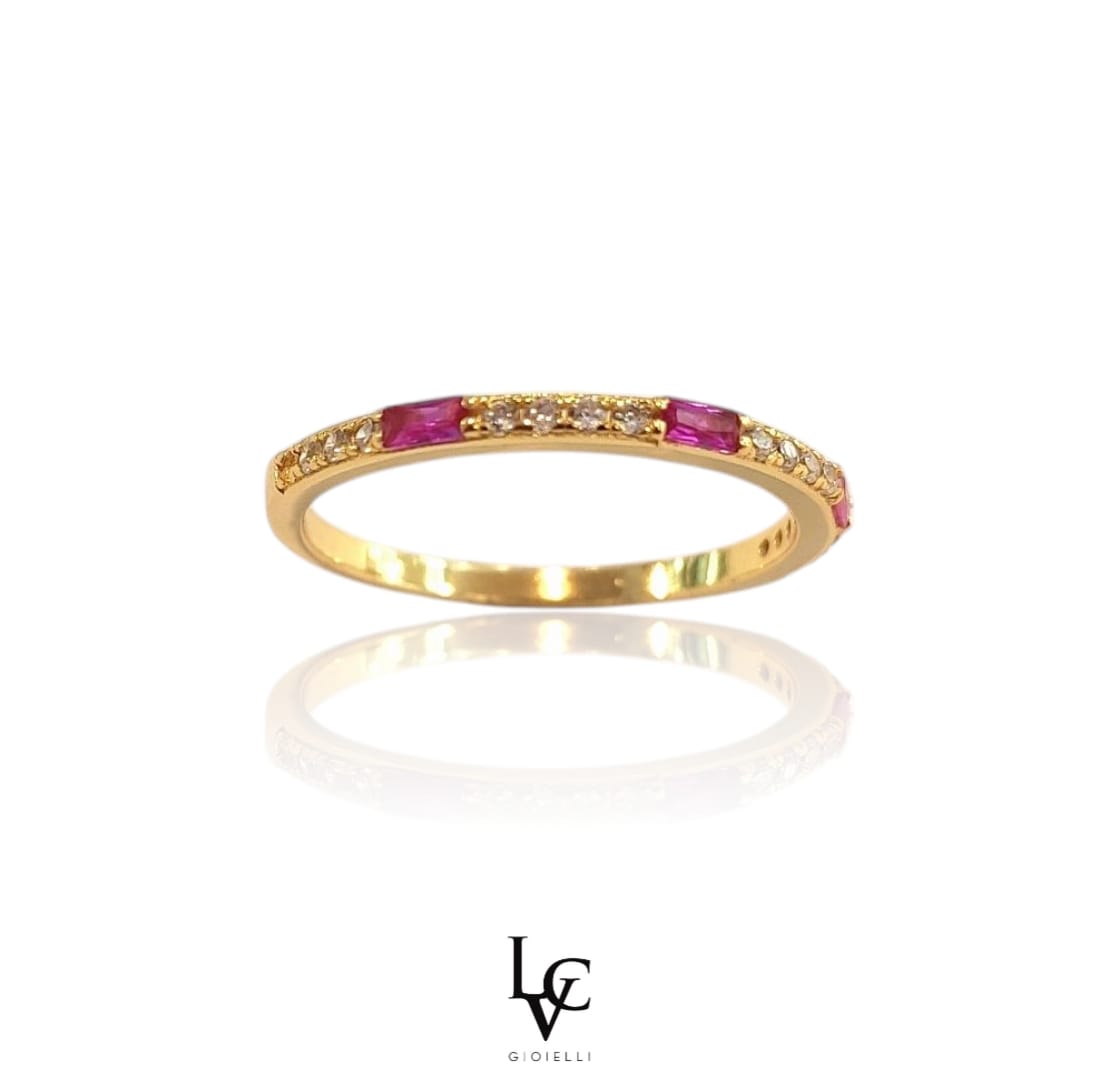 Anello veretta color