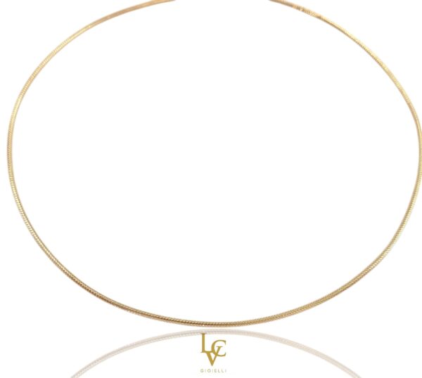Catenina semirigida in oro 18kt