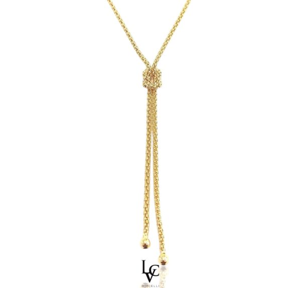 Collana con nodo a y