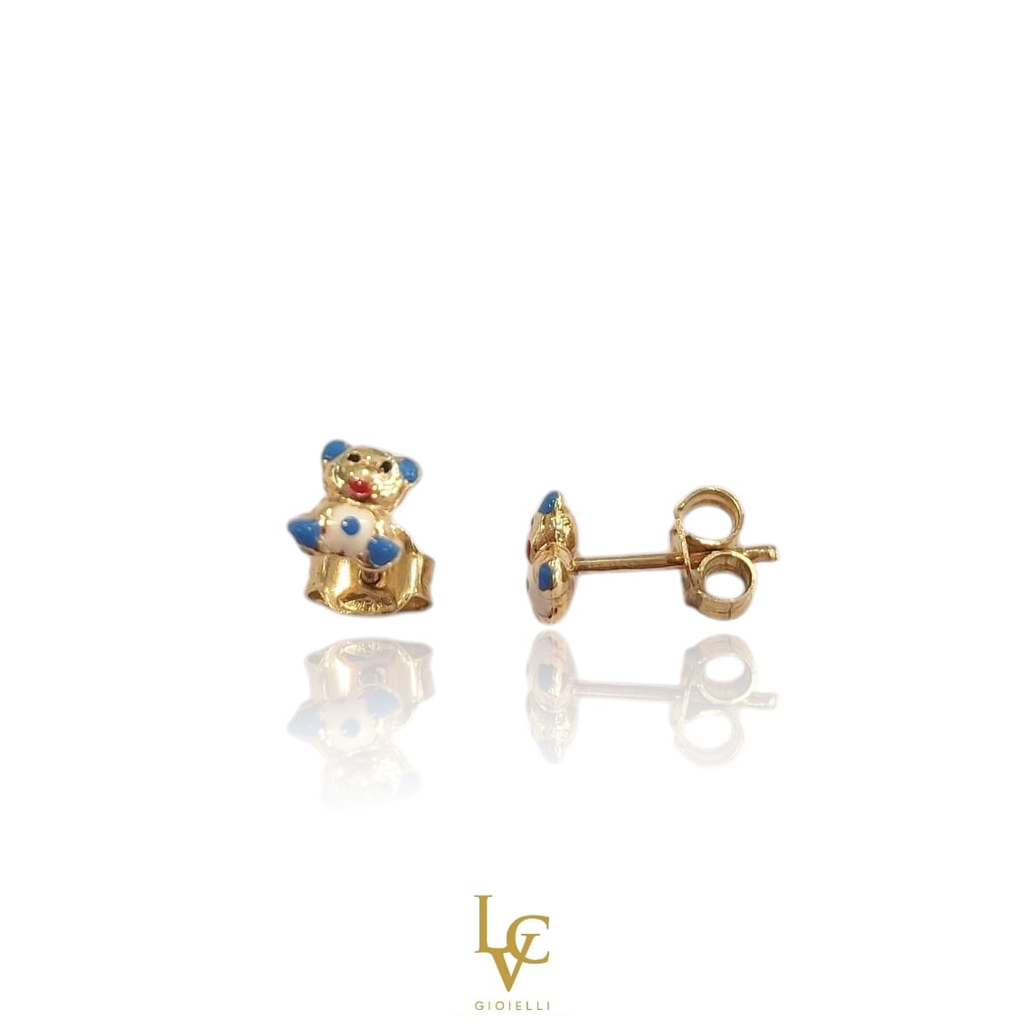 Orecchini Orsetto oro 18kt
