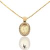 Pendente sacro con madonnina - immagine 2