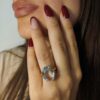 Anello round white - immagine 2