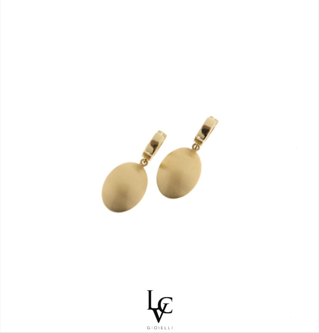 Orecchini oval gold