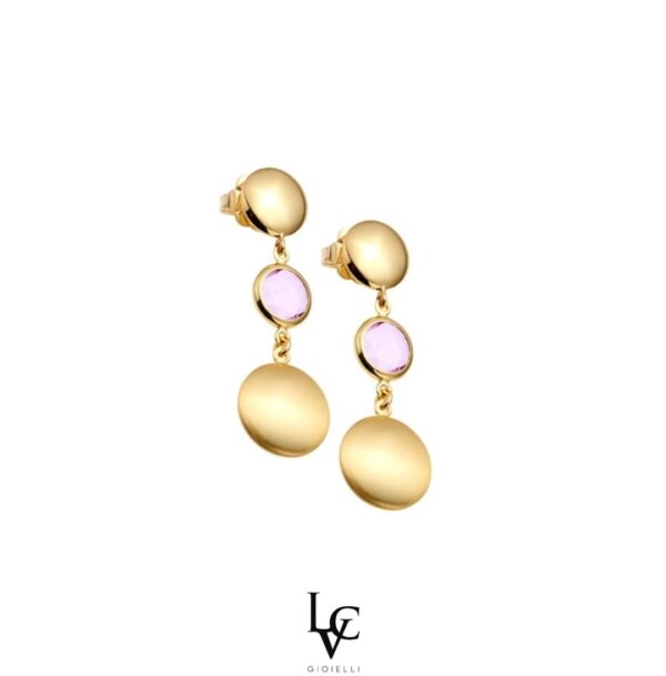 Orecchini pink gold