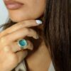 Anello mignon celeste - immagine 2